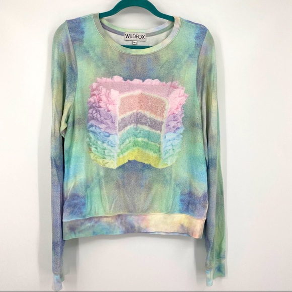 Wildfox Tops - Wildfox sweatshirt jumper birthday cake small
